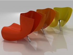 Roman Shipulin - Komed Chair By Marc Newson 3D model