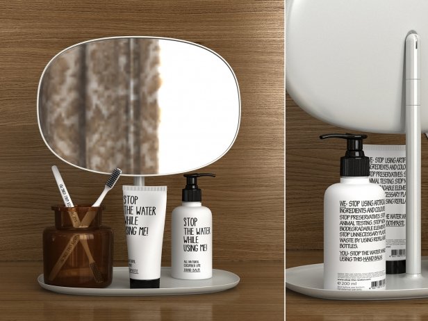 Bath Vanity Mirror Set 3d Model, Bathroom Vanity And Mirror Set