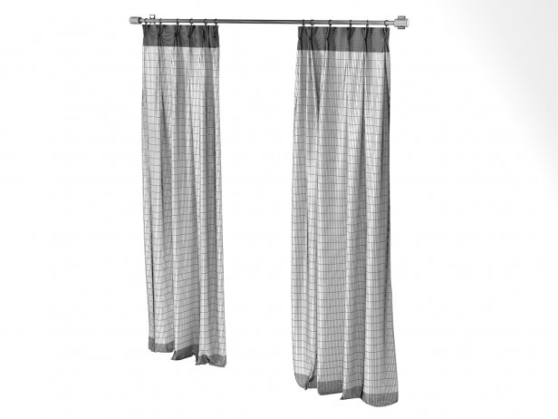 Country Solid Nature Linen Curtains 3d, 3d Shower Curtains Setup