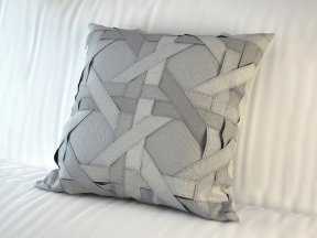 Lattice Silk Dupioni Pillow