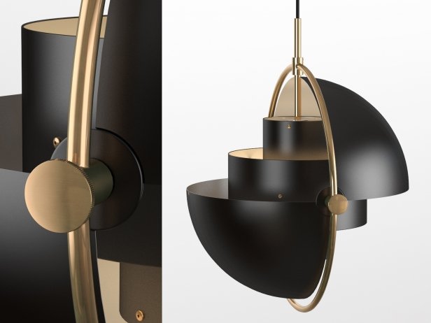 Multi Lite Pendant 3d Model Gubi Multi Lite Pendant 3
