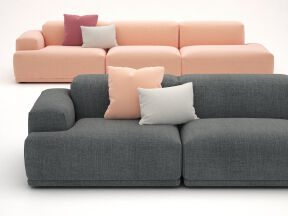 Divan Base 3-Seater Sofa with Open Armrest