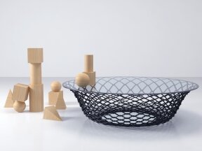 Round Steel Coffee Table