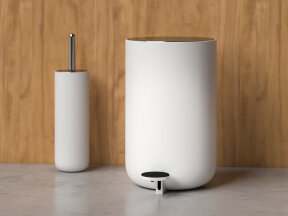 Pedal Bin and Toilet Brush