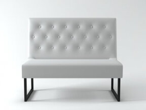 Upholstered Capitone Bench
