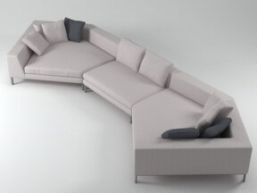 Contemporary Modern Sofa Comp1