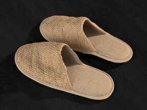 Linen and Jute Slippers